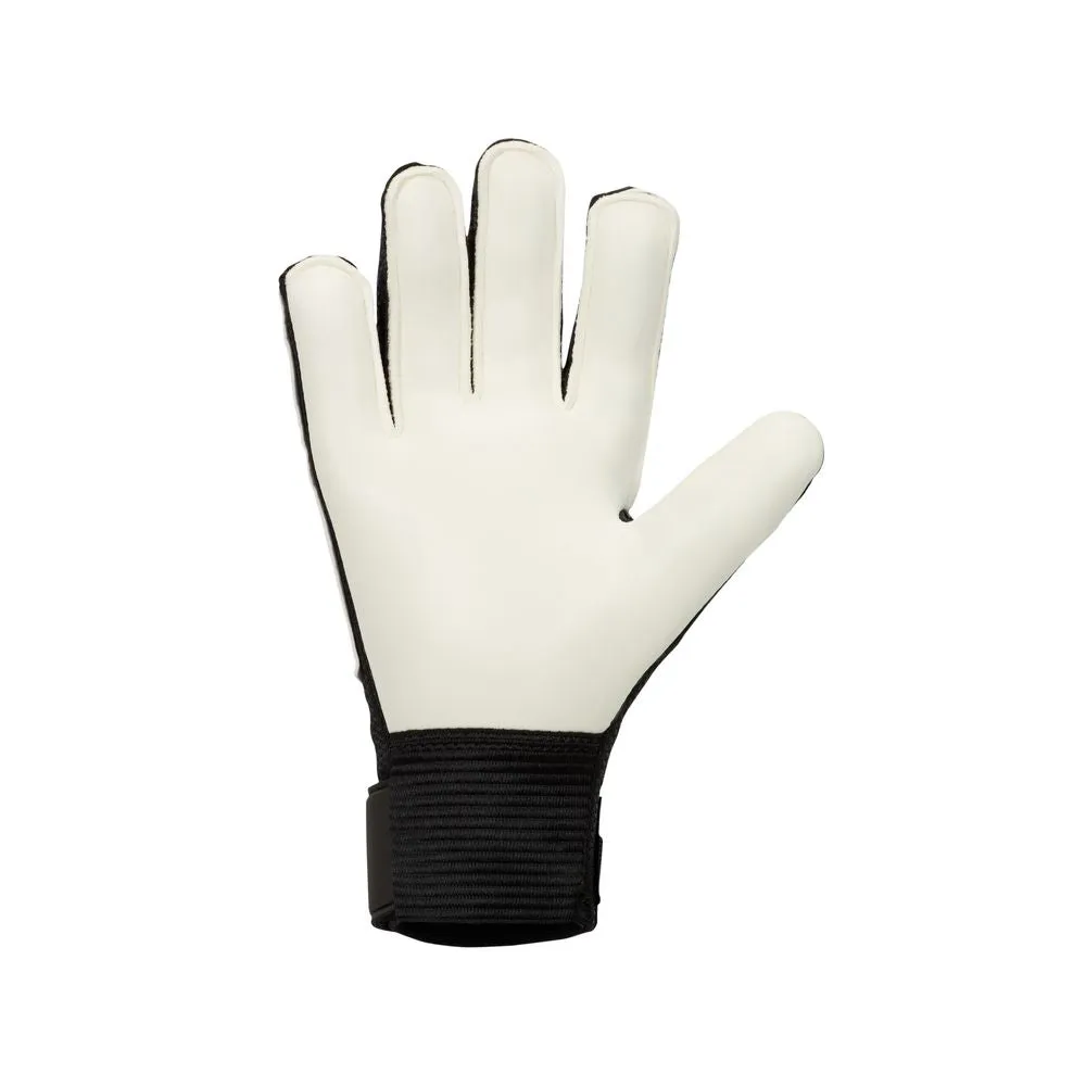 Nike Match Junior Goalkeeper Gloves - White, Black, Metallic Gold.