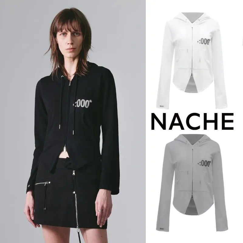 NÁCHE | Street Style Long Sleeve Cotton Logo