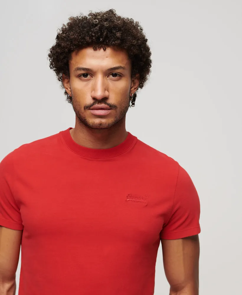 Organic Cotton Logo T-Shirt in Rouge Red