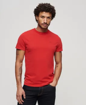 Organic Cotton Logo T-Shirt in Rouge Red