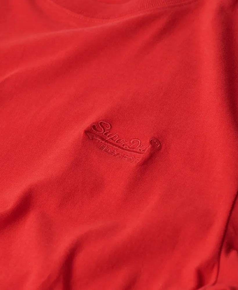 Organic Cotton Logo T-Shirt in Rouge Red