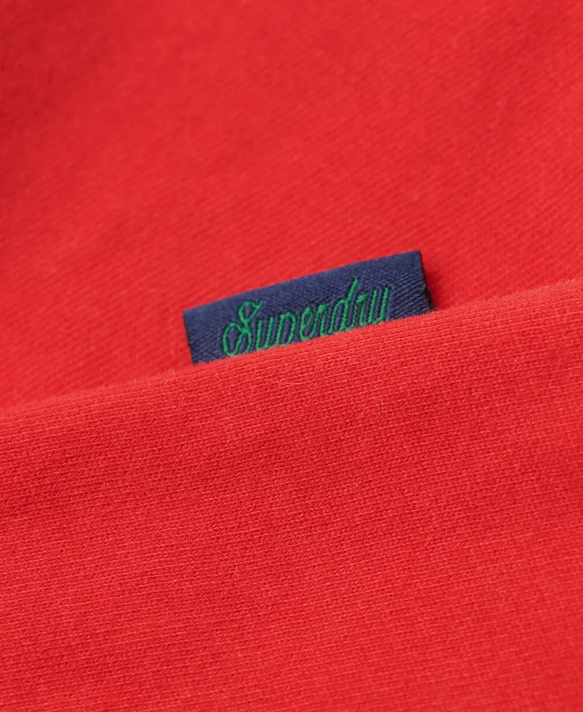 Organic Cotton Logo T-Shirt in Rouge Red