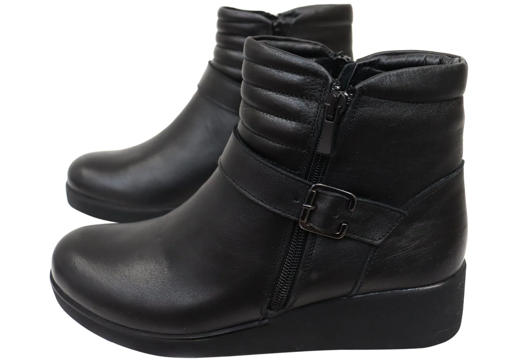 Orizonte Linger Womens European Comfortable Leather Ankle Boots