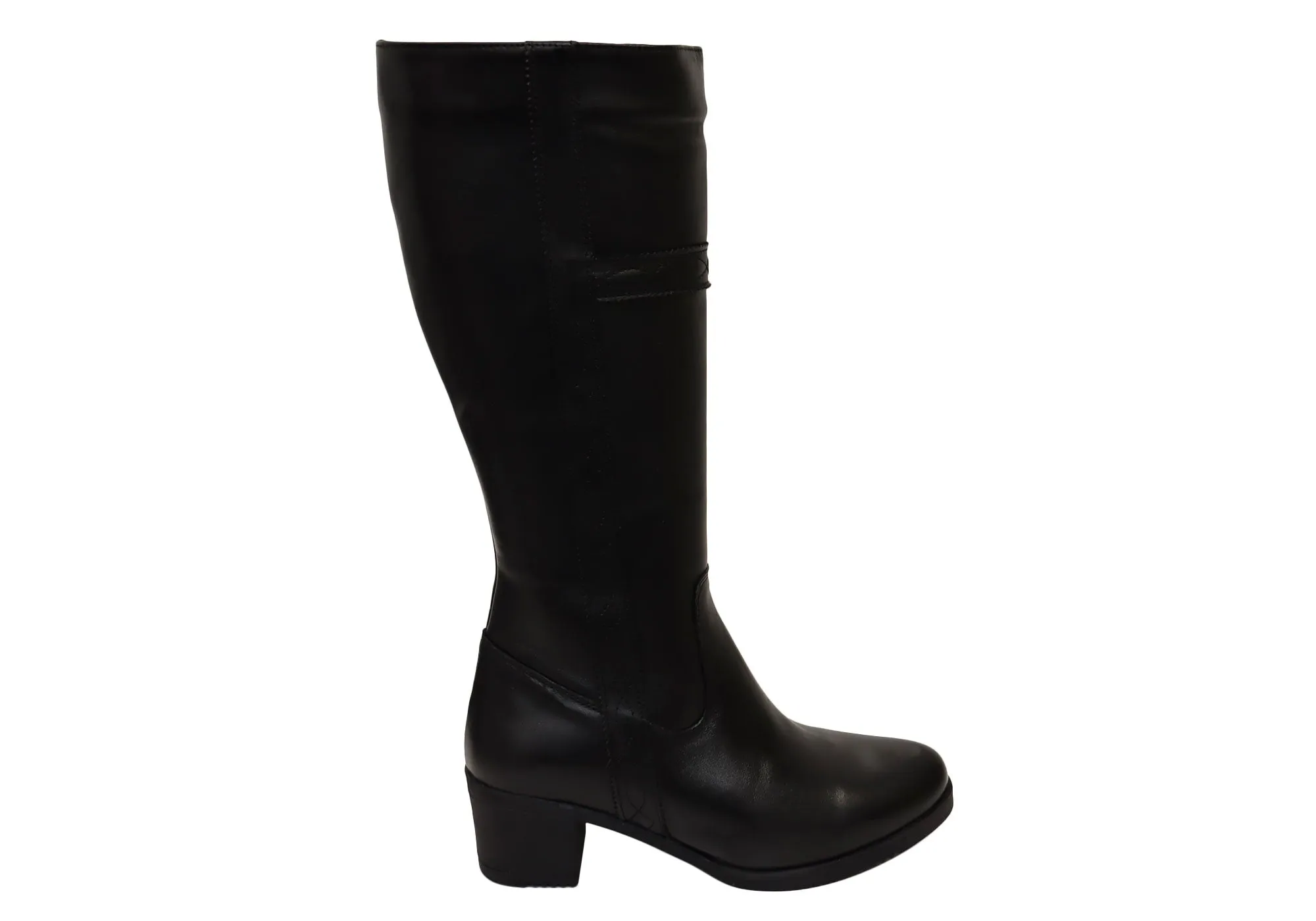 Orizonte Womens Expo European Comfortable Leather Knee High Boots