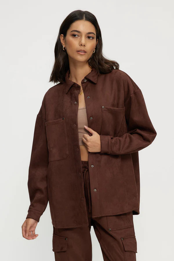 Oversized Suede Shacket