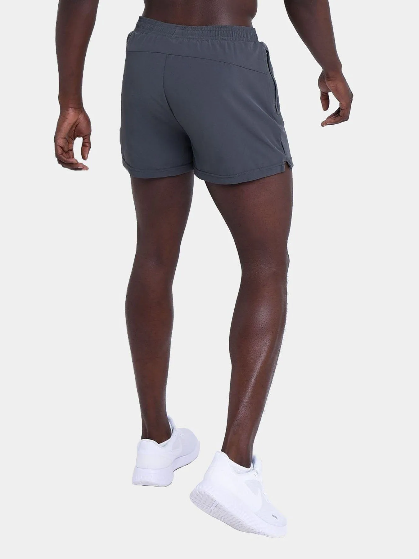 Pace Running Shorts for Men - Side Zipper Pockets & Internal Netting | Shop Now