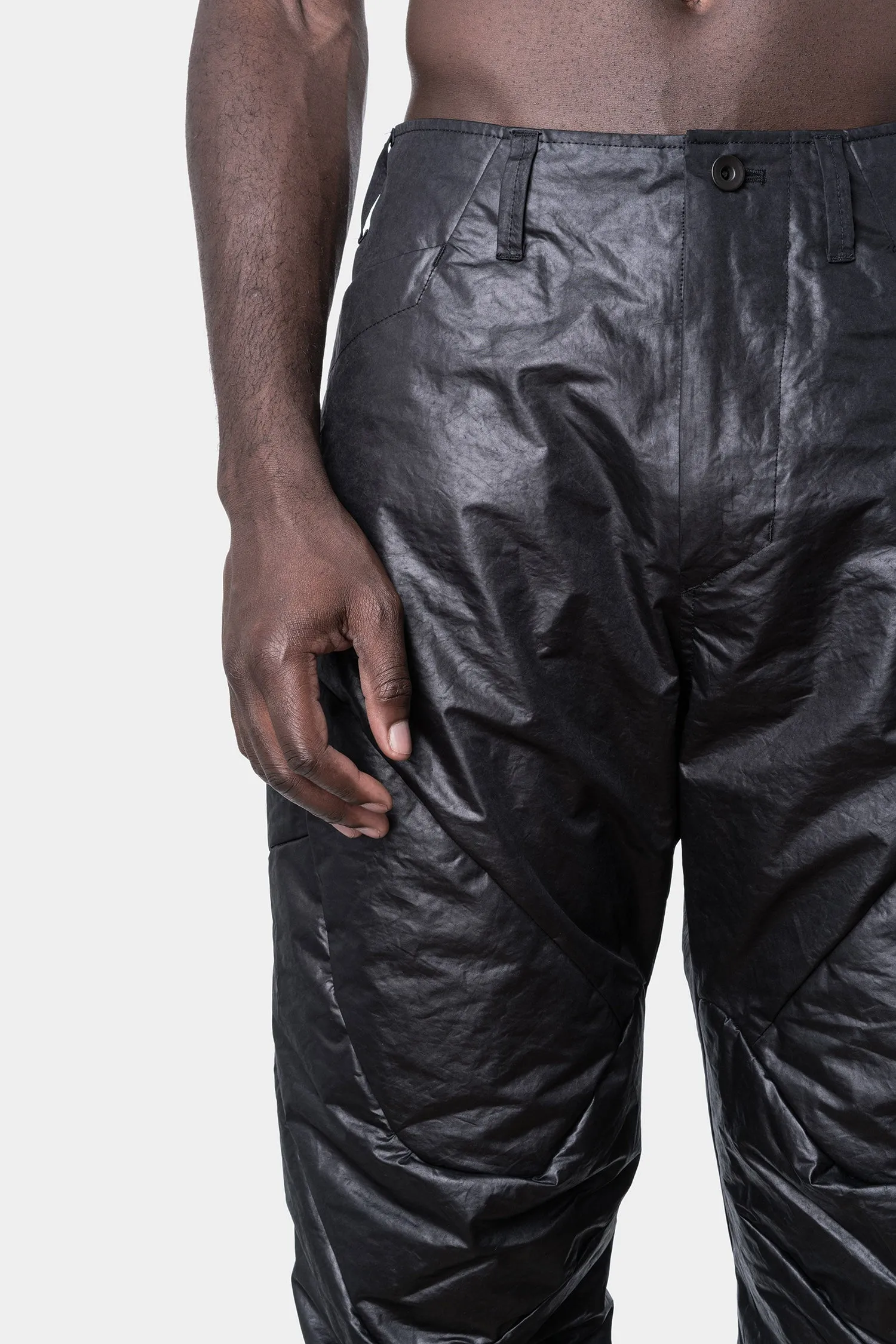 Panel Coated Pants