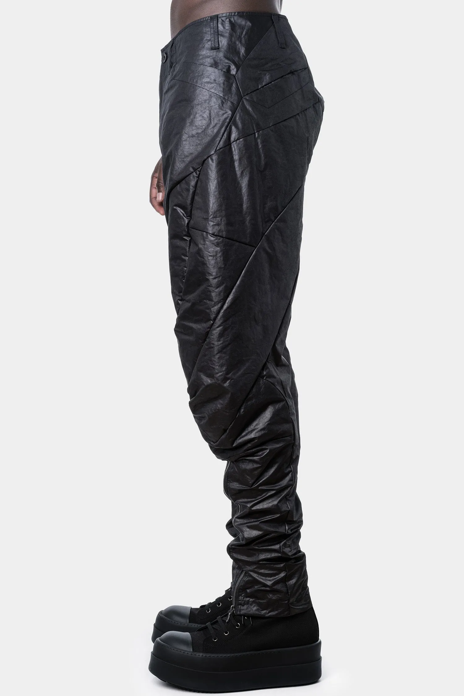 Panel Coated Pants