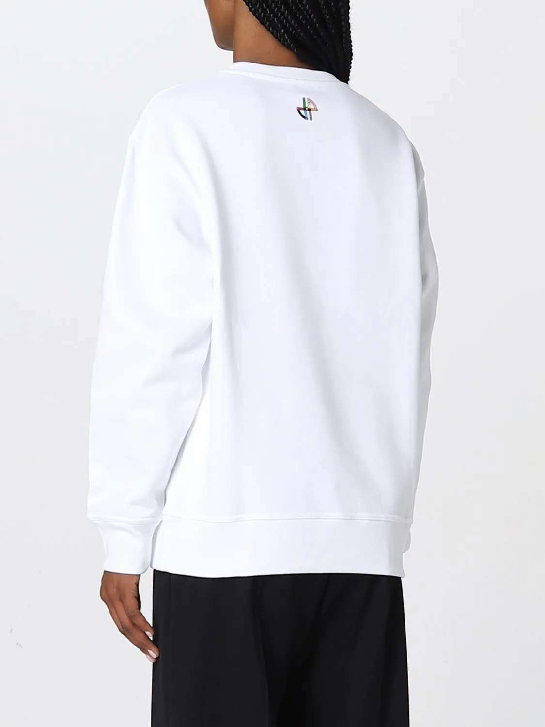 Patou | Crew Neck Unisex Long Sleeves Plain Cotton Logo Shirt