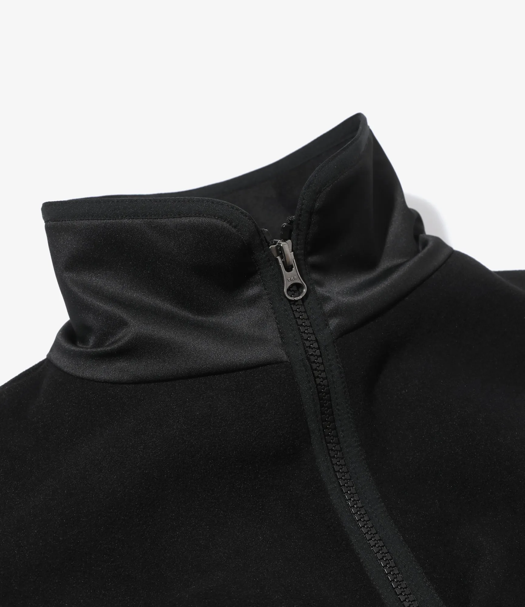 Piping Jacket –Black Poly Fleece