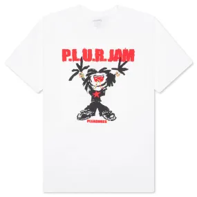 PLUR Jam T-Shirt - White | Buy Now