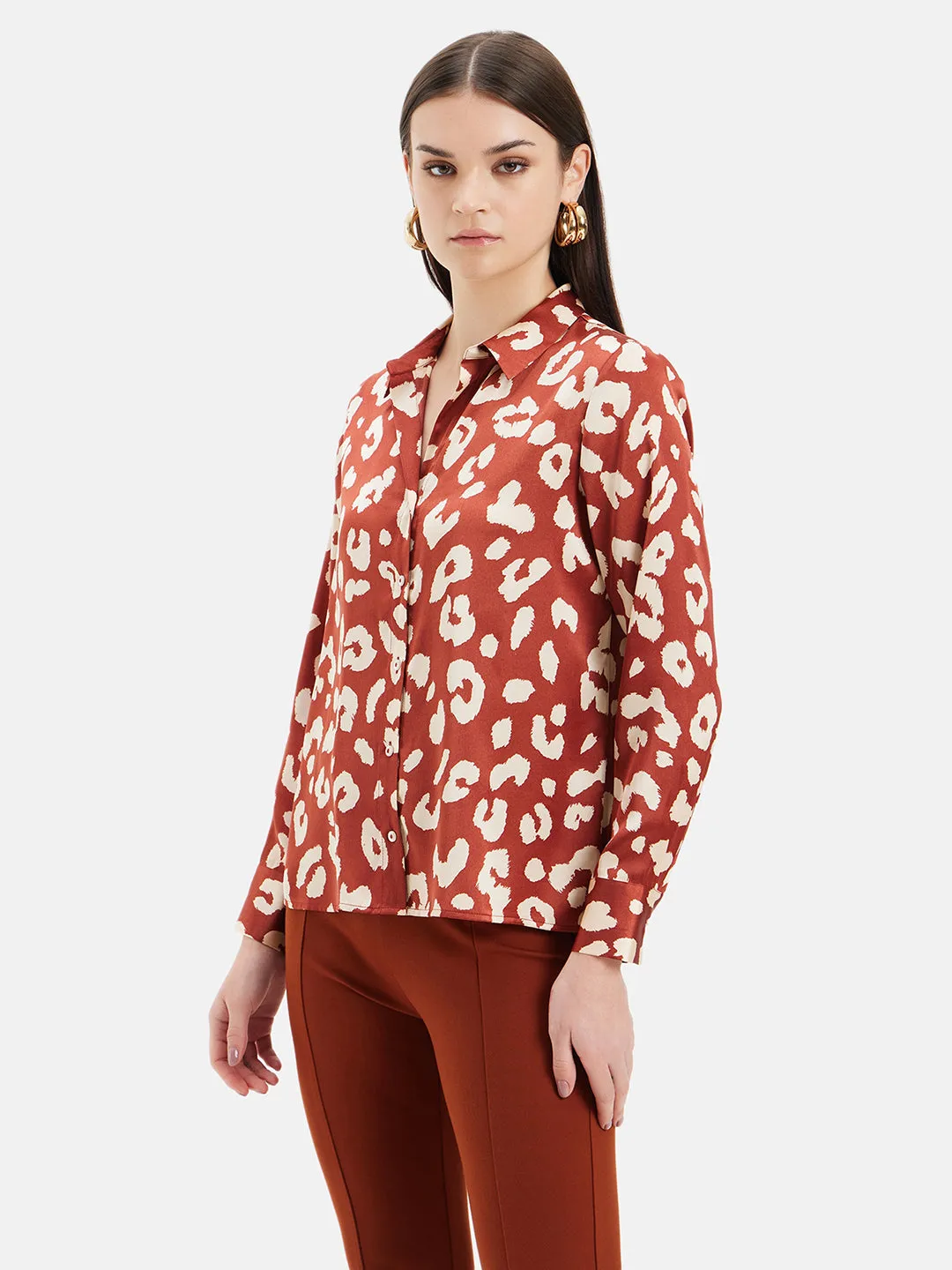 Printed Long Sleeve Shirt