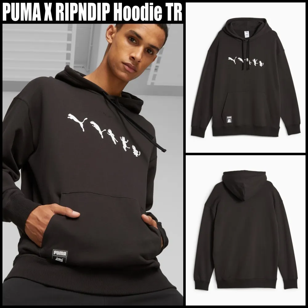 PUMA | Unisex Street Style Logo Blended Fabrics