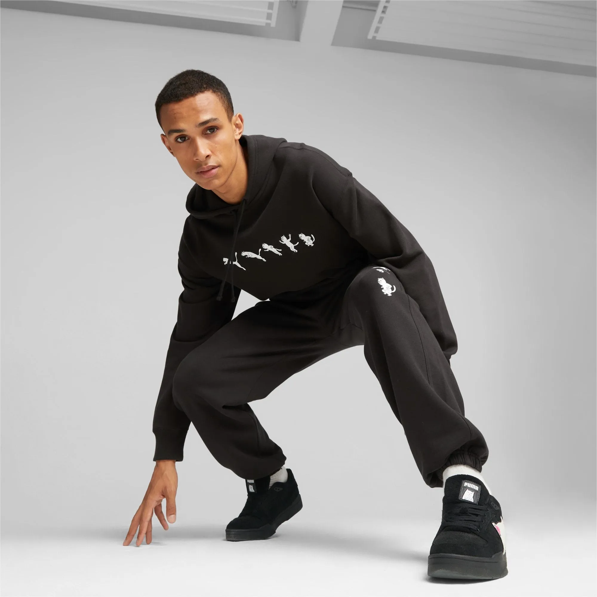 PUMA | Unisex Street Style Logo Blended Fabrics