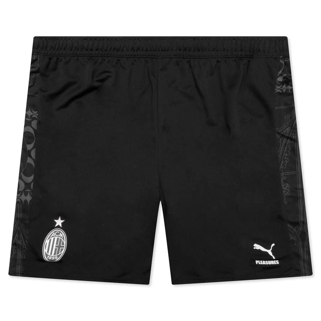 Puma AC Milan Pleasures Shorts Replica - Black Asphalt