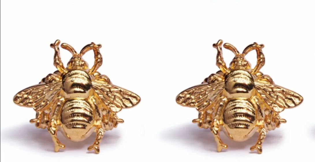 Queen Bee Earrings - High-ranking and popular honeybee-themed earrings.