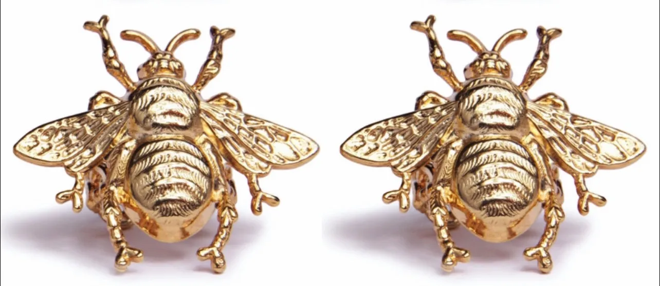 Queen Bee Earrings - High-ranking and popular honeybee-themed earrings.