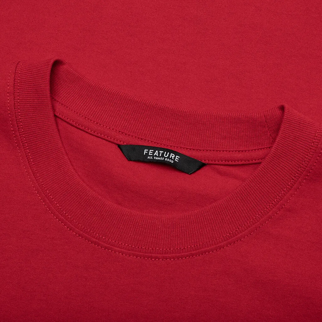 Red Script Tee - Savvy - Buy Online - Free Shipping