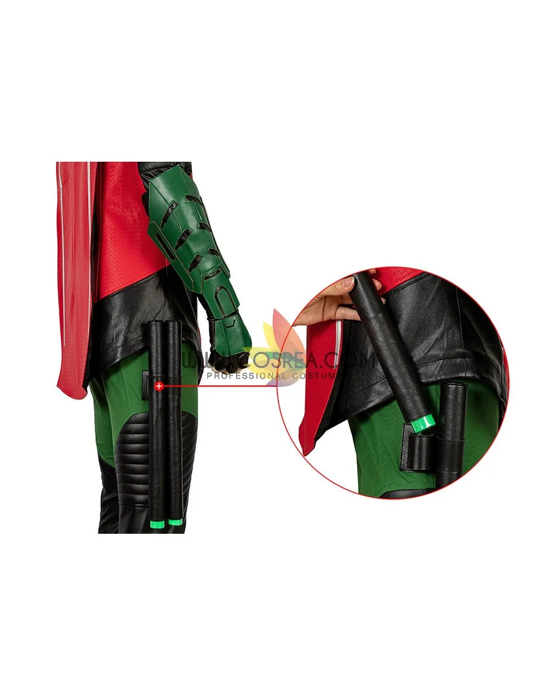 Robin Leather Cosplay Costume - Gotham Knights (PU)