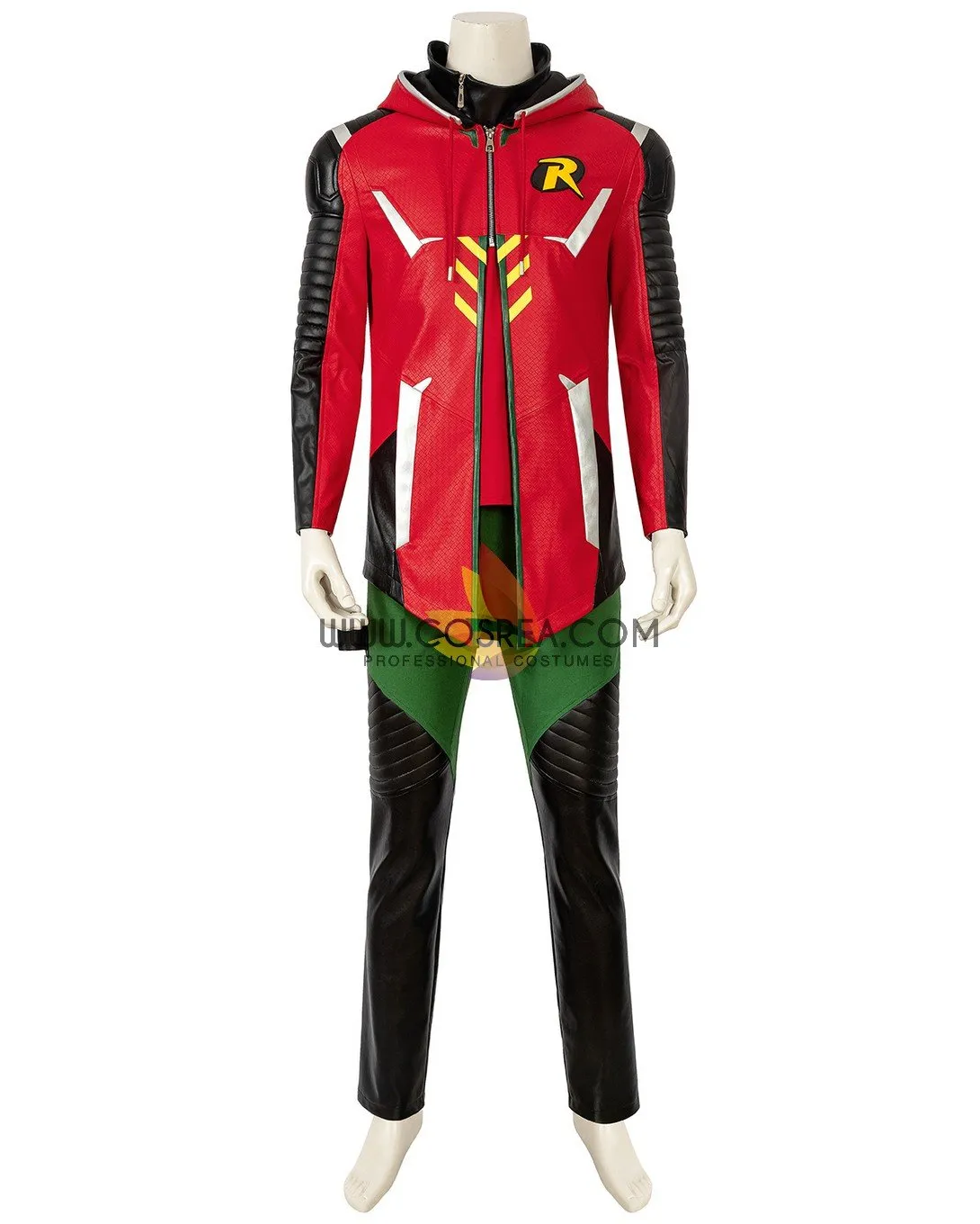 Robin Leather Cosplay Costume - Gotham Knights (PU)