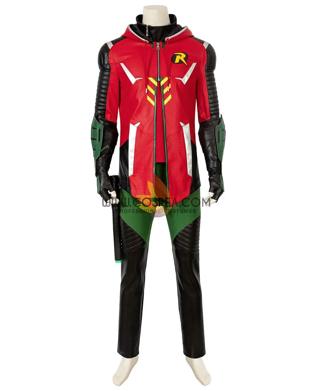 Robin Leather Cosplay Costume - Gotham Knights (PU)