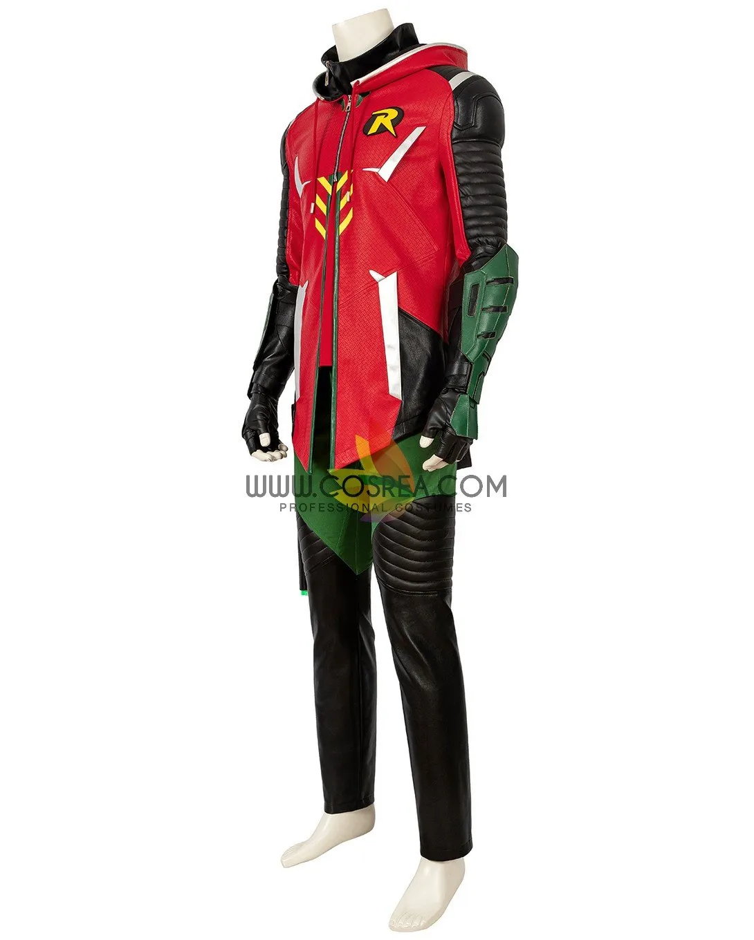 Robin Leather Cosplay Costume - Gotham Knights (PU)