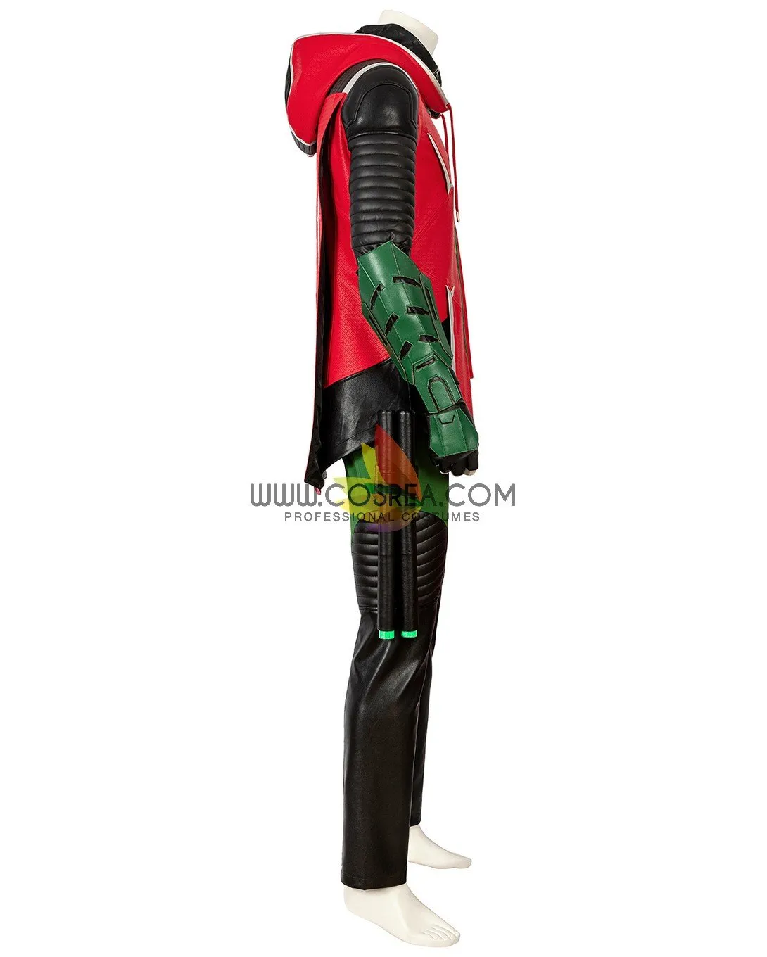 Robin Leather Cosplay Costume - Gotham Knights (PU)