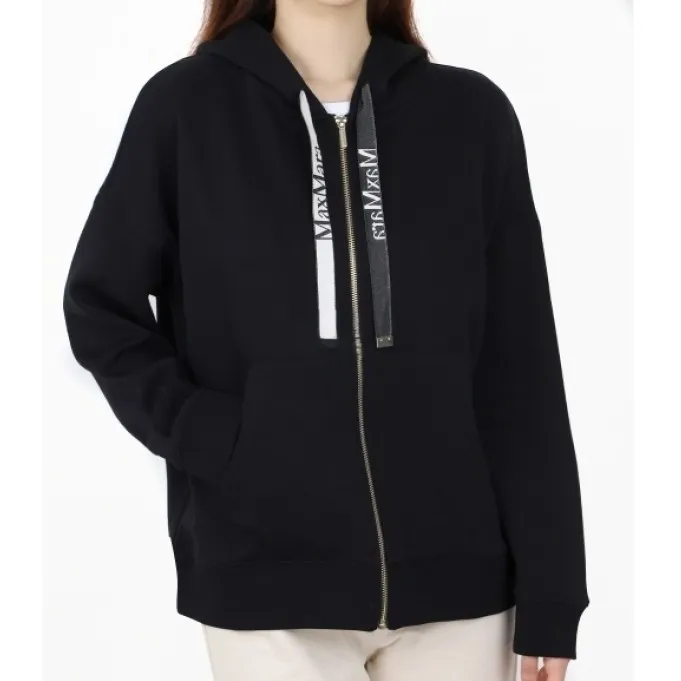 S Max Mara plain logo hoodies & sweatshirts with long sleeves, perfect for street style fashion