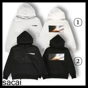 sacai Unisex Street Style Long Sleeves Plain Cotton Collaboration