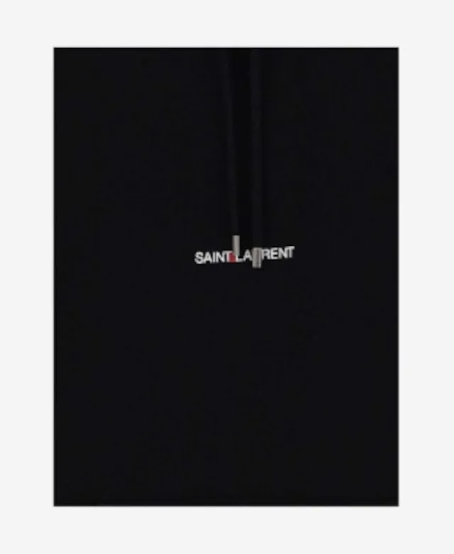 Saint Laurent Oversized Logo Long Sleeves Plain Cotton