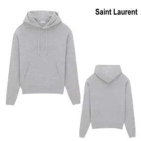 Saint Laurent Street Style Cotton Logo Hoodie