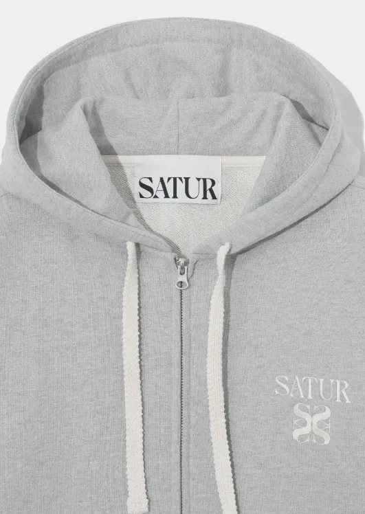 SATUR | Long Sleeve Street Style Logo Hoodies & Sweatshirts