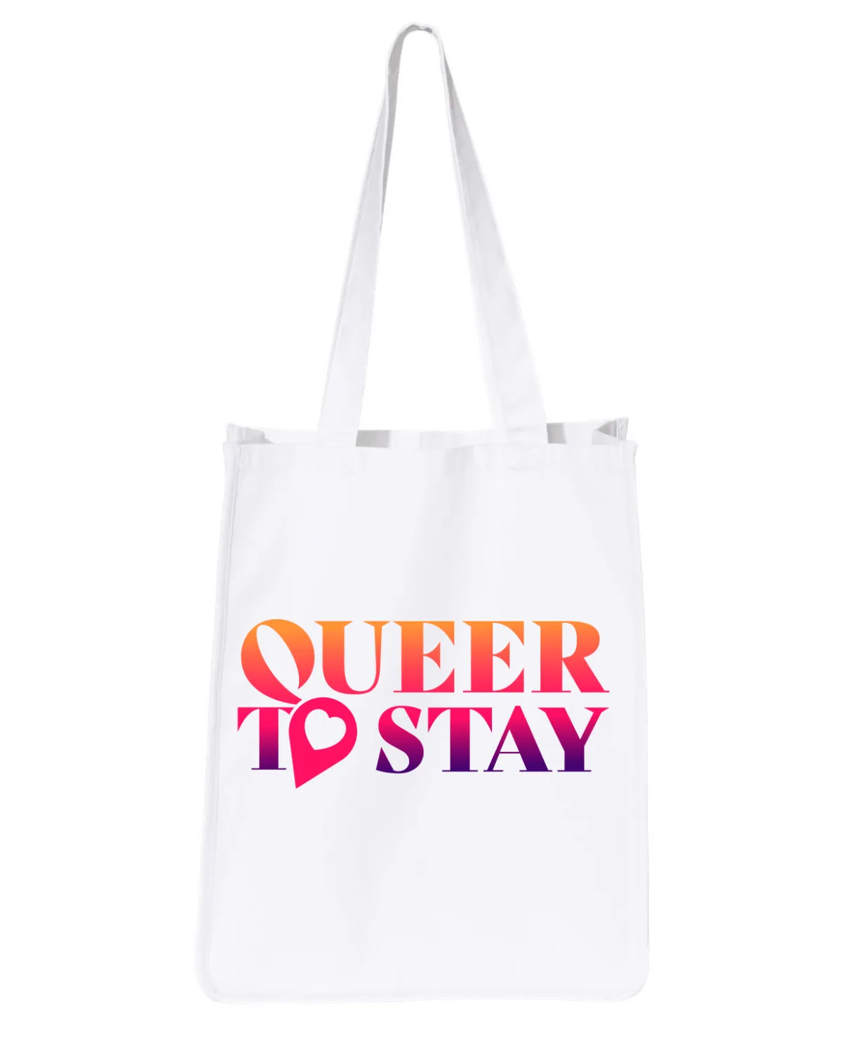 SHOWTIME Queer to Stay Jumbo Tote Bag