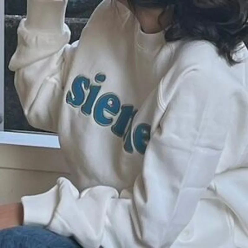 Sienne | Long Sleeves Unisex Street Style Logo Cotton