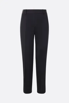 Silk cropped trousers