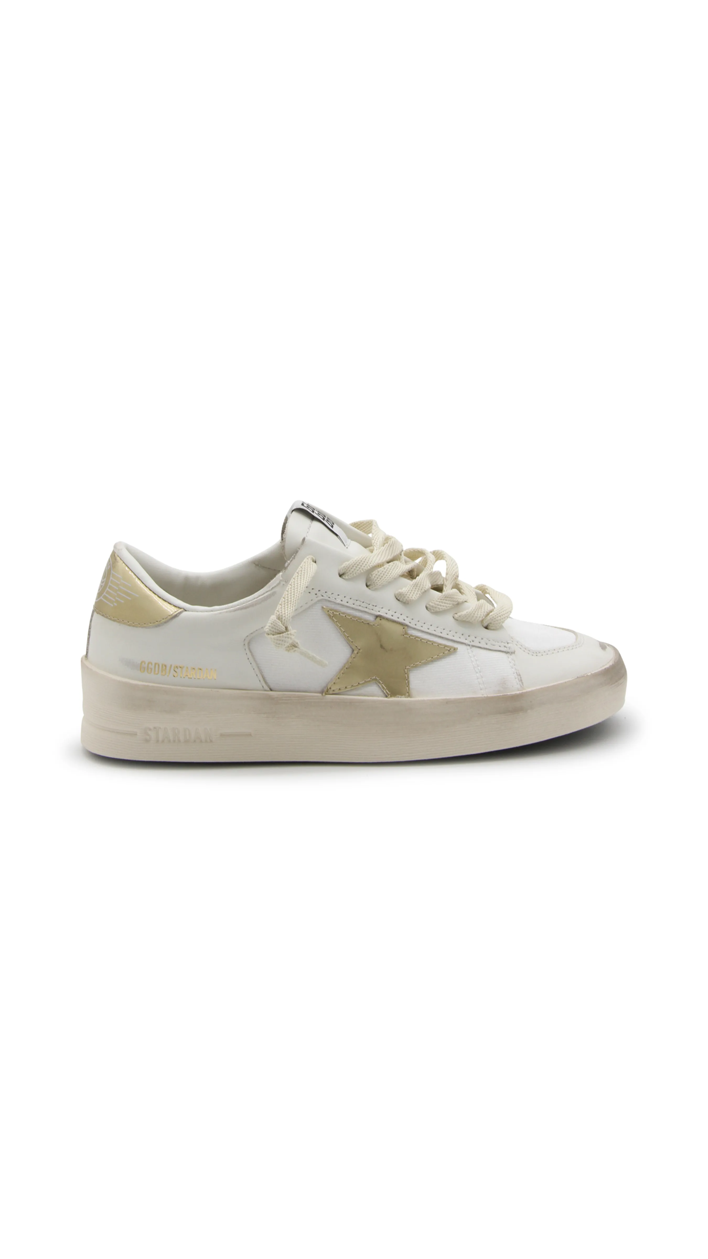 Stardan Sneakers - White/Gold | Shop Now