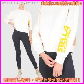 Stella McCartney Crew Neck Long Sleeves Cotton Oversized Logo