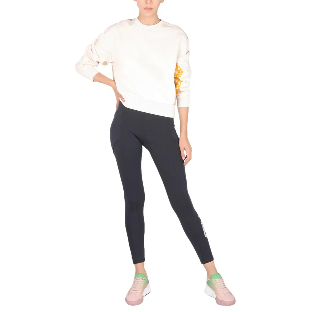 Stella McCartney Crew Neck Long Sleeves Cotton Oversized Logo