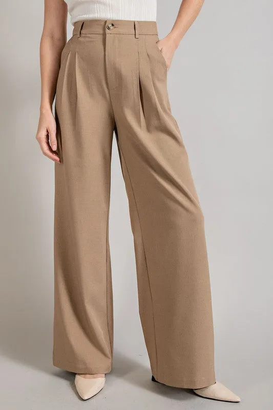 Straight leg trousers