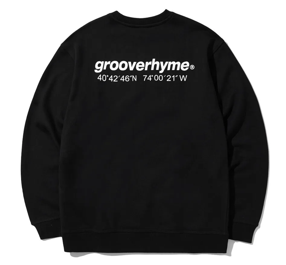 Street Style Logo Hoodies & Sweatshirts - Unisex Groove Rhyme