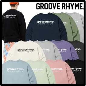 Street Style Logo Hoodies & Sweatshirts - Unisex Groove Rhyme