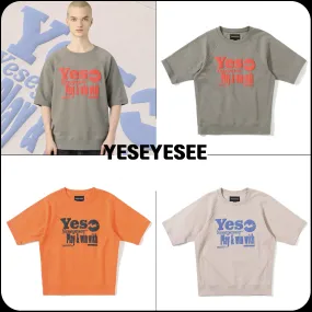 Street Style Long Sleeve Logo Hoodies & Sweatshirts - YESEYESEE