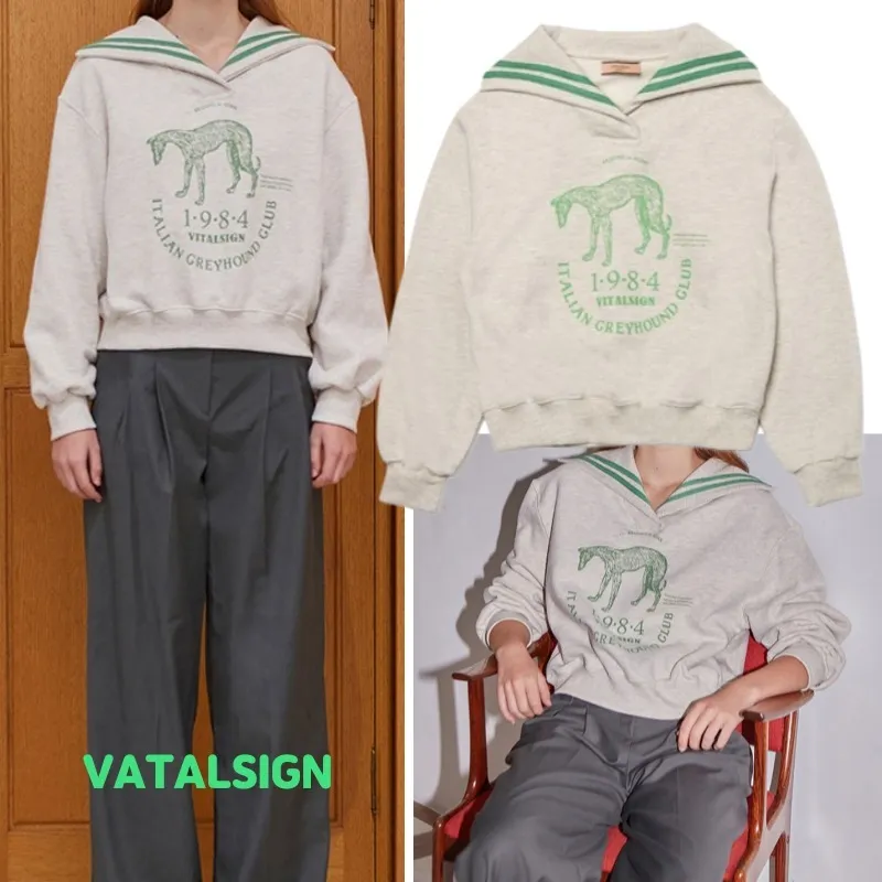 Street Style Long Sleeves Cotton Hoodies & Sweatshirts by Vital Sign