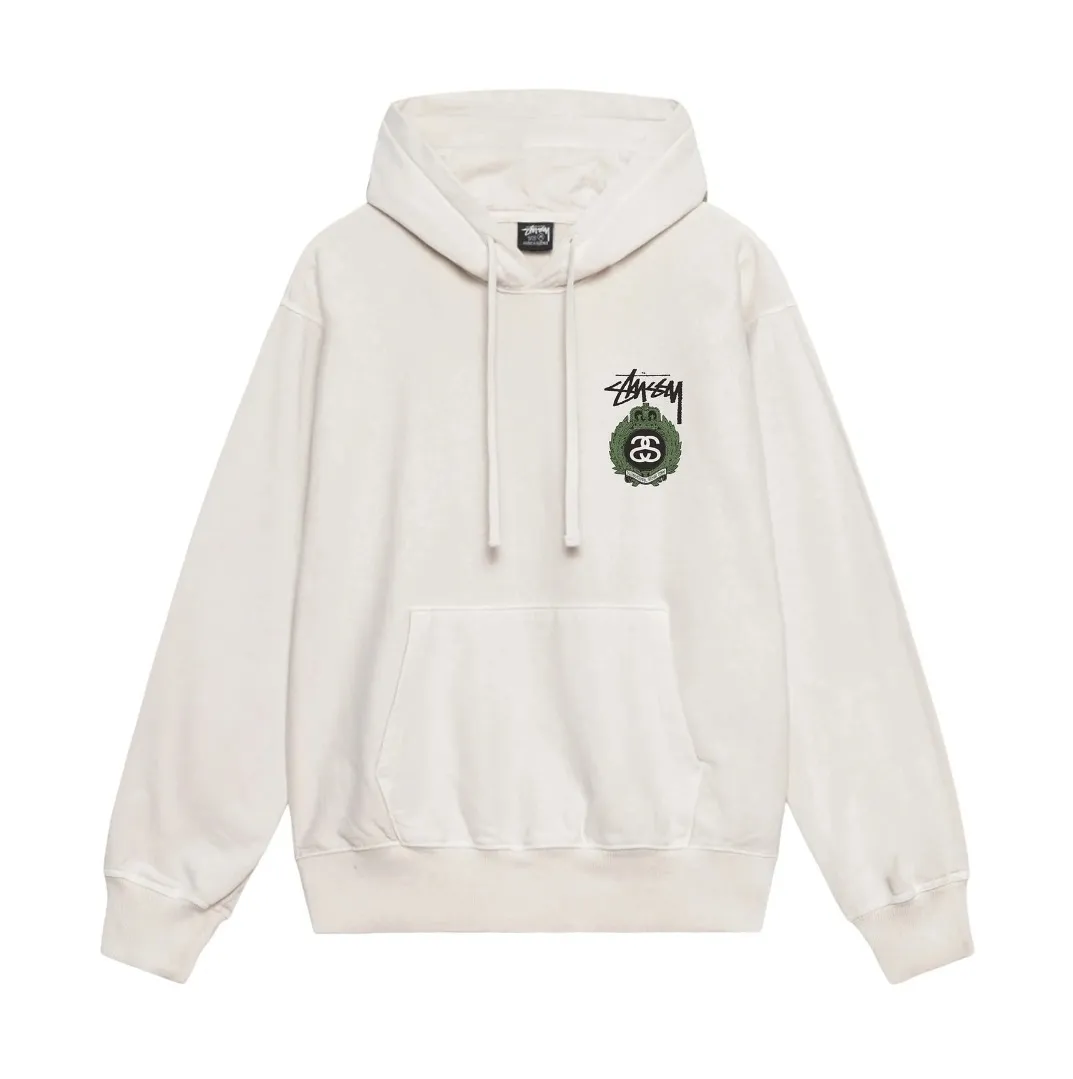 STUSSY Unisex Hoodies - Street Style Logo Skater Hoodies