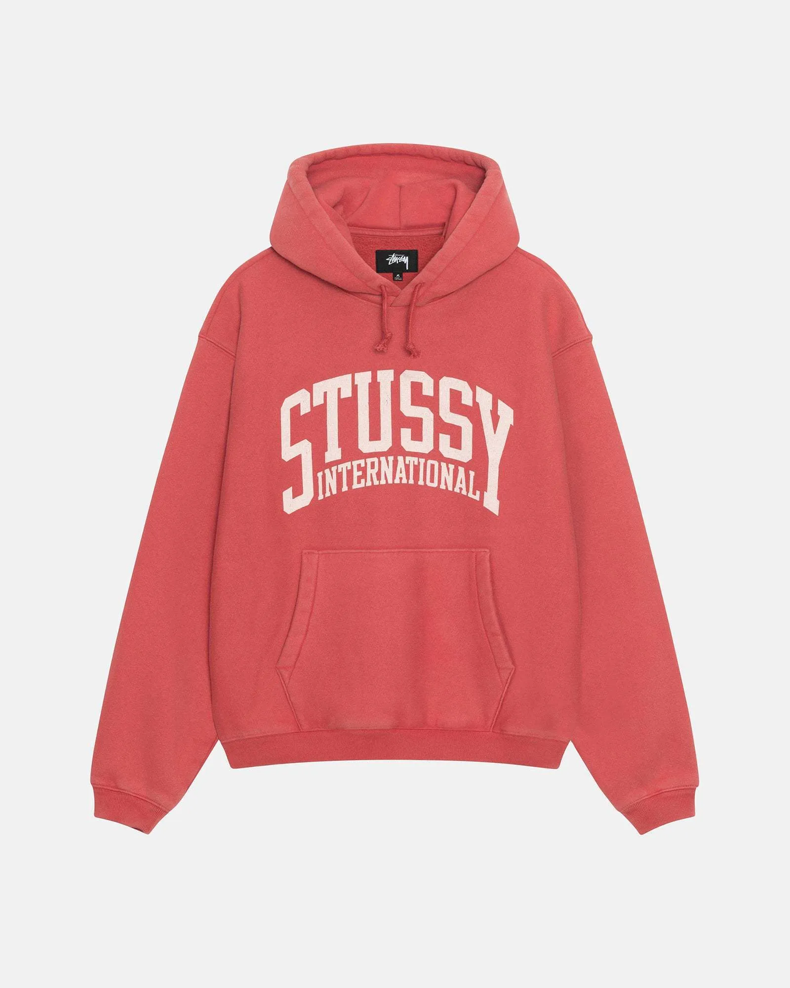 Stussy unisex long sleeve shirt - Street style, plain cotton with logo.