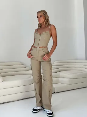 Taupe Libbie Pants