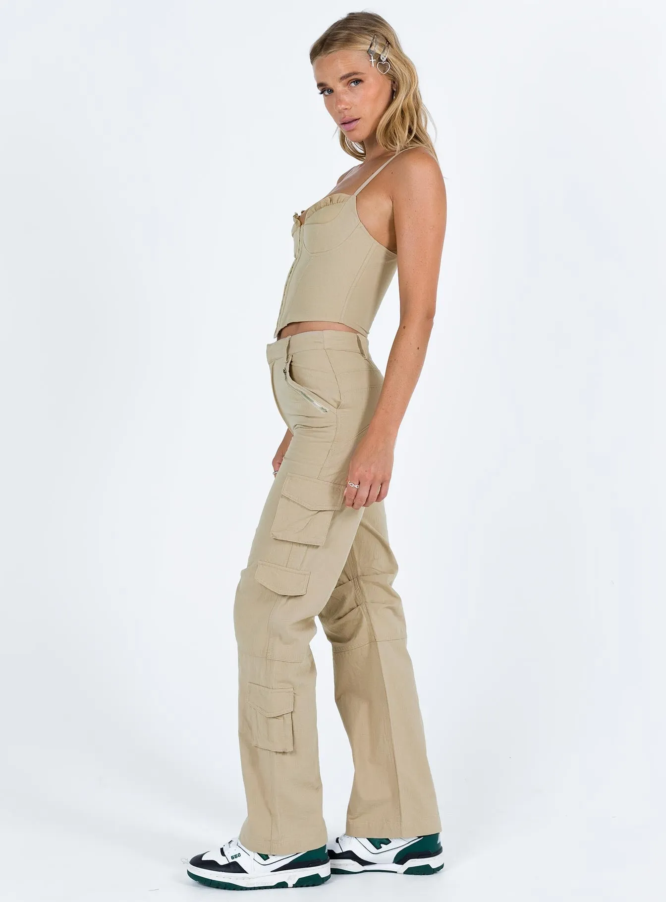 Taupe Libbie Pants