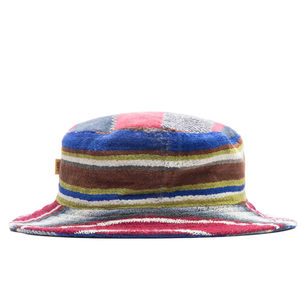 Terry Cloth Bucket Hat - Multi result: Terry Cloth Bucket Hat in Multi-color for Sale.