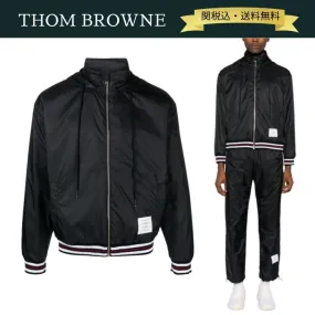 Thom Browne | Striped Street Style Long Sleeve Cotton Logo