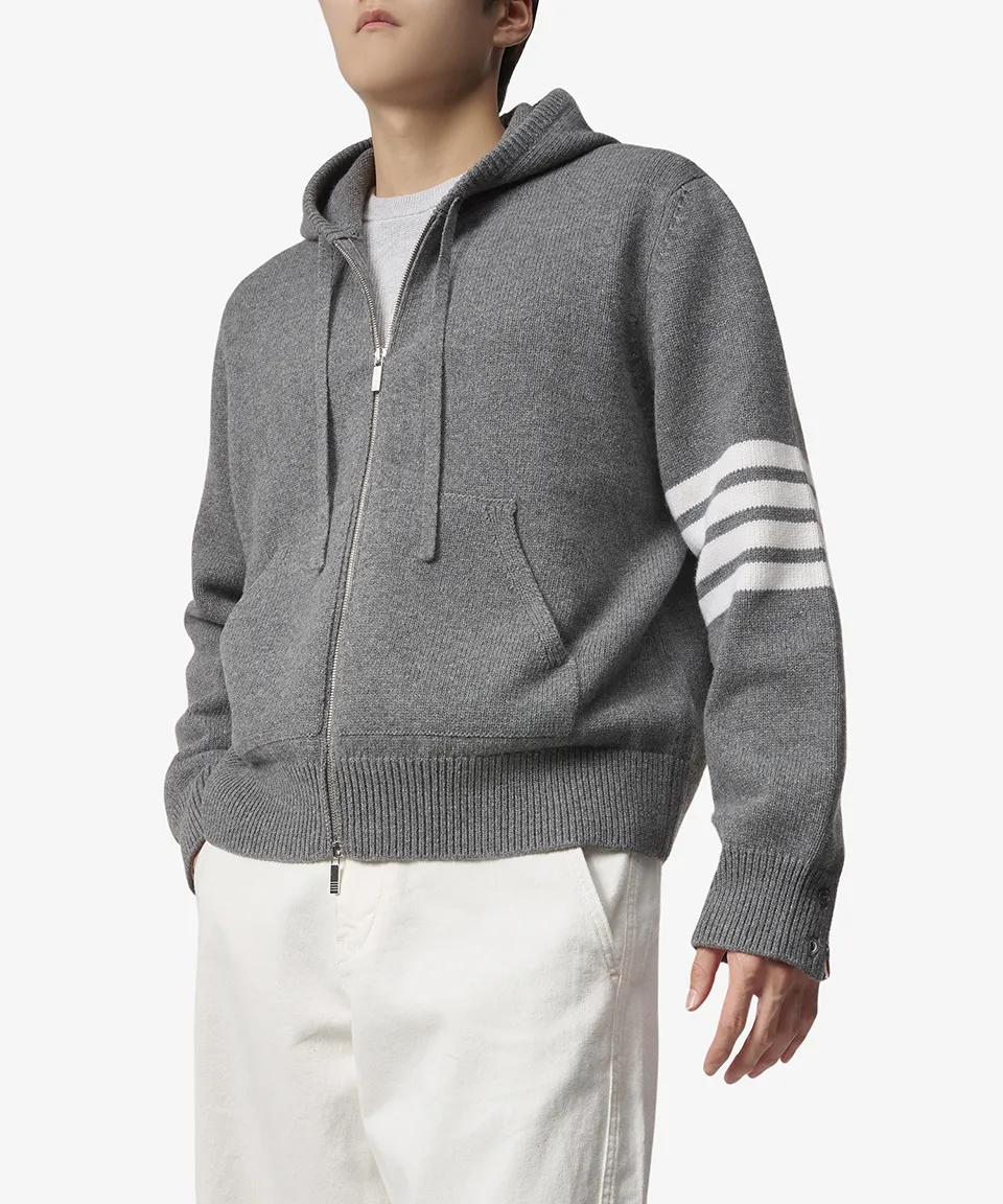 Thom Browne Stripes Long Sleeves Plain Logo Street Style Designers